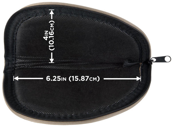 Allen 728 Green Earth Tone 8" Pistol Case for Handgun Storage