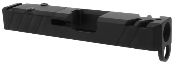 TacFire 9mm Luger Graphite Black Cerakote Slide for Glock 26 Gen3 with Optics Cut & Ports