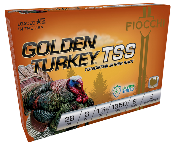 Fiocchi Golden Turkey TSS 28 Gauge 3" 9 Shot Ammunition