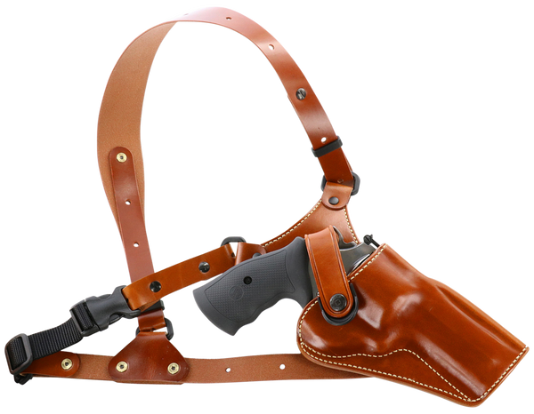 Galco GA170 Great Alaskan Chest Holster for S&W X Frame 500 4" Right Hand, Tan Leather, Fits Up To 54" Chest