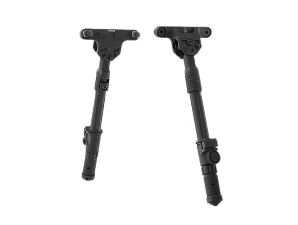 Leapers Recon Flex II Adjustable Aluminum Bipod, Black Anodized, 7.10-9.10"
