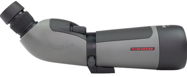 Winchester Optics 20-60x65mm Angled Spotting Scope - Black/Gray
