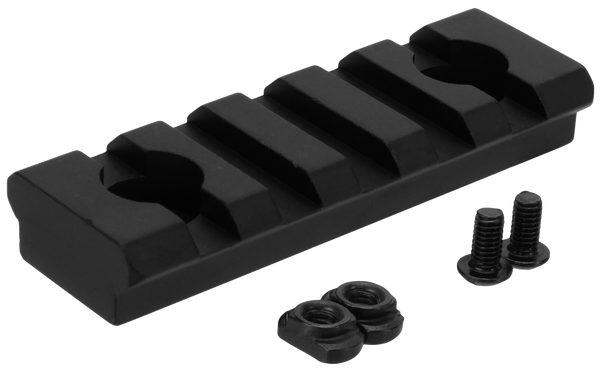 TacFire MAR105S M-LOK 2 3/8" Picatinny Rail - Black Anodized
