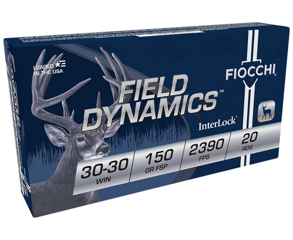 Fiocchi Field Dynamics 30-30 Win 150gr FSP Ammo - 20/Box