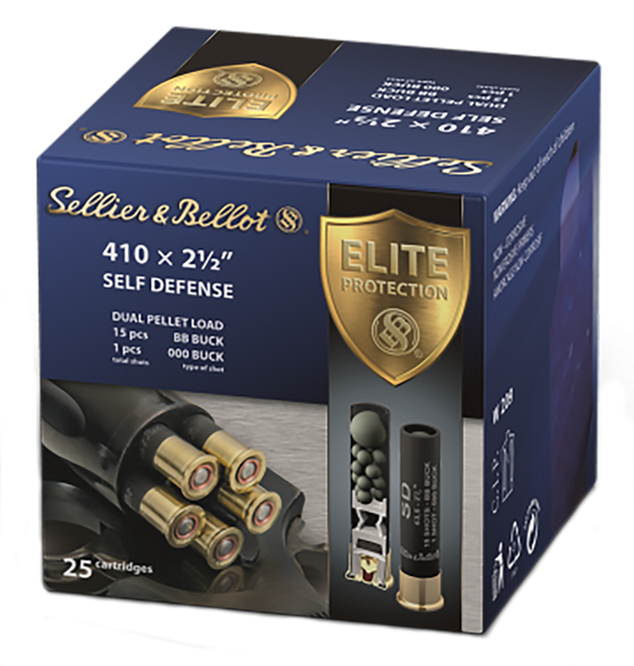 Sellier & Bellot 410 Gauge Self Defense Buckshot - 25 Rounds