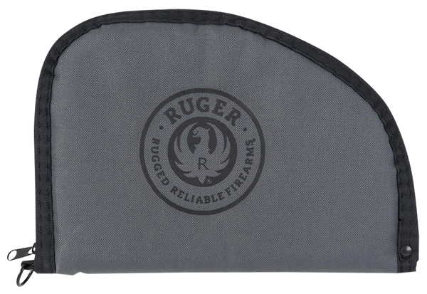 Ruger 27452 Rugged 10" Pistol Case - Black/Gray, Holds 1, Polyester