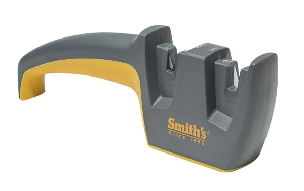 Smiths Products 50348 Handheld Carbide Sharpener - Coarse/Fine, Gray/Yellow Plastic