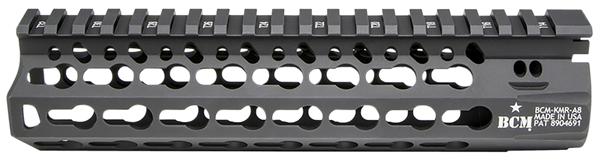 BCM 8" KMR Alpha Keymod Handguard - Black Anodized Aluminum for AR-15