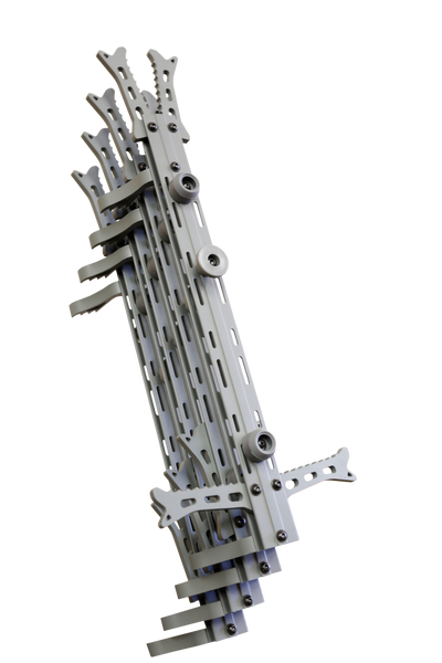 Hawk Helium Climbing Sticks 4-Pack - Gray Aluminum 10"x20"