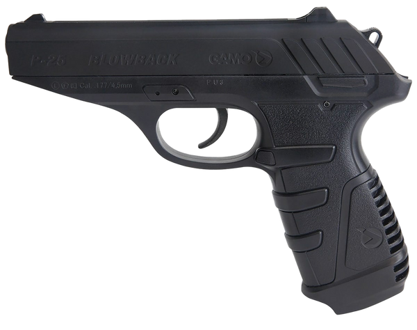 Gamo P-25 Blowback CO2 Air Pistol .177 Caliber with Textured Polymer Grips
