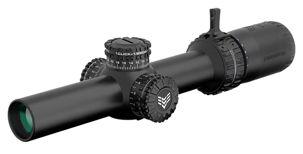 Swampfox Optics Arrowhead 1-6x24mm Scope with Guerrilla Dot MIL Red Reticle