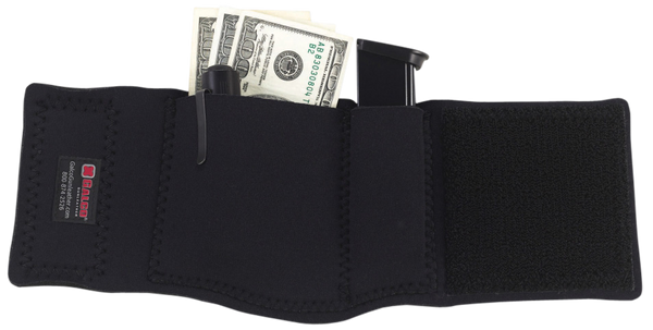 Galco CAS Ankle Safe for Springfield SA-35 - 13" Hook & Loop Mount in Black Neoprene