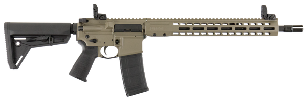 Barrett REC7 DI Carbine 5.56 NATO 16" FDE with Flip-Up Sights & Black Stock