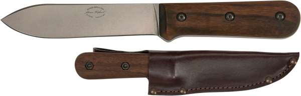 Ka-Bar BK62 Becker Kephart Fixed Blade Knife with Walnut Handle and Sheath