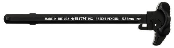BCM GFHMK2MED Ambidextrous MK2 AR-15 Charging Handle - Black 7075 T-6 Aluminum