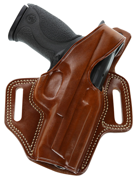 Galco FL870R Fletch OWB Tan Leather Belt Slide Holster for Sig P365XL - Right Handed