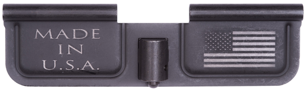 Spikes SED7002 AR-15 Ejection Port Door with USA/Flag Design - Black Phosphate Steel