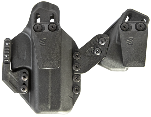 Blackhawk Stache IWB Holster for S&W Shield 9/40 - Ambidextrous, Size 63, Black Polymer Belt Clip