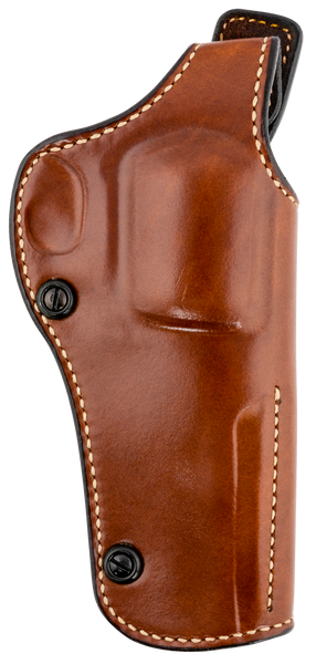 Galco PHX334 Phoenix Tan Leather Belt Slide Holster for Ruger GP100 & S&W L Frame - Right Handed