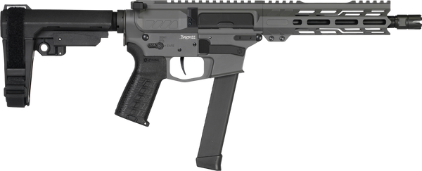 CMMG Banshee MKGS 9mm Luger with 8" Threaded Barrel and Tungsten Cerakote Finish