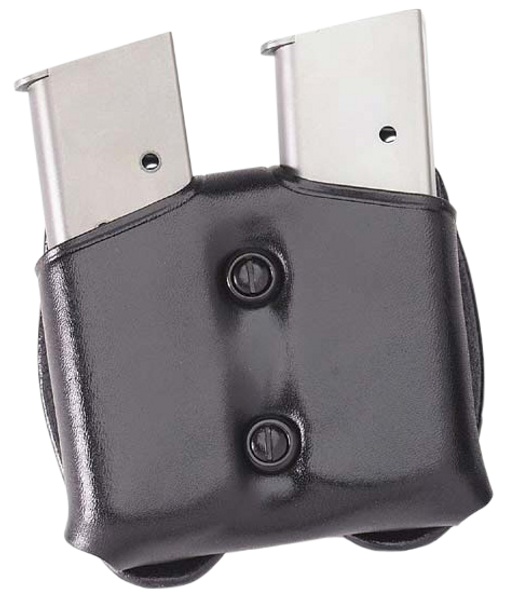 Galco CDM26B Double Mag Carrier for Sig P220 - Black Leather, Ambidextrous, Fits 1.50-1.75" Belts