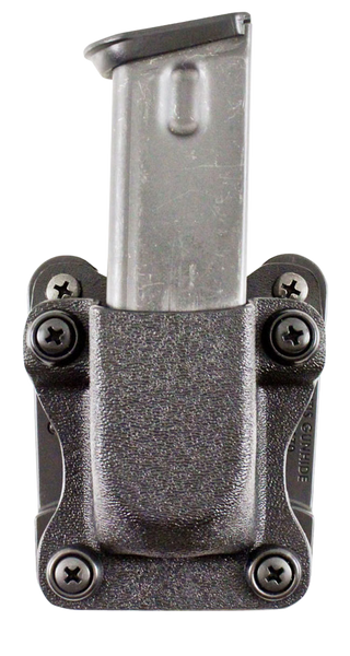 DeSantis Gunhide Quantico Single Mag Pouch for Glock 43, Ambidextrous, Black Kydex