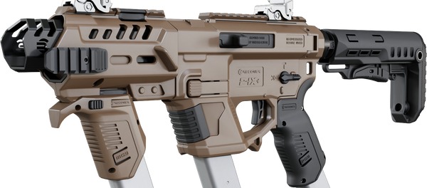 Recover Tactical P-IX+MG PG9 SR20 Metal Front Guard Buffer Tube in Tan