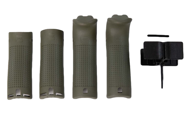 Glock 39842 Backstrap/Beavertail Set in Battlefield Green Polymer