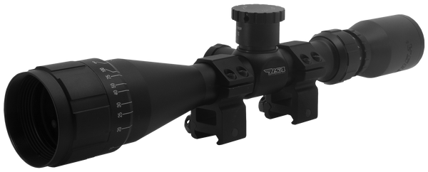 BSA Sweet 30-06 4-12x40mm AO Scope with 30/30 Reticle and Weaver Rings - Black Matte Finish