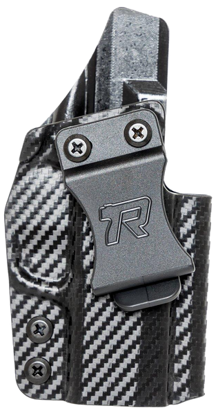 Rounded Gear Kydex IWB Holster for Glock 43 - Right Hand Belt Clip, Black
