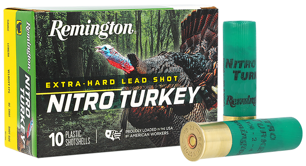 Remington Nitro Turkey 12 Gauge 4 Shot Ammunition - 10 Box/Case