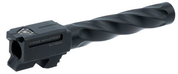 Strike Industries ARK 9mm Replacement Barrel for Glock 17 Gen1-4, 4.49" Black Nitride 416R Stainless Steel
