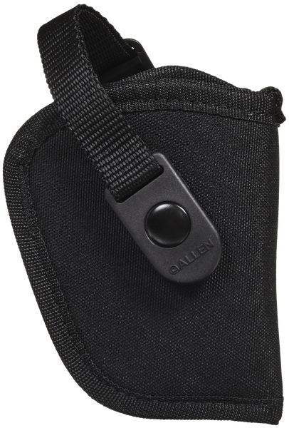 Allen 44809 Cortez OWB Holster, Size 09 Black Polyester, Right Hand Belt Loop for Small Frame 5rd Revolver with Hammer Spur