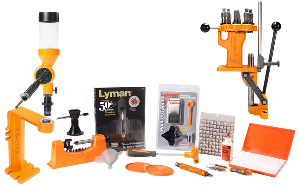 Lyman Brass Smith All-American 8 Kit with 8-Hole Cast Iron Frame