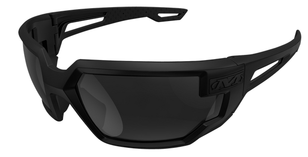 Mechanix Wear Type-X Safety Glasses with Anti-Scratch Black Lens and Frame