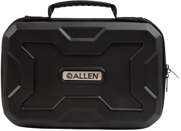 Allen 8212 EXO Handgun Case - Black Polymer, Lockable, 12" Length
