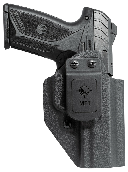 Ruger Security-9 Ambidextrous Appendix Holster by Mission First Tactical - Black Polymer IWB/OWB Belt Clip
