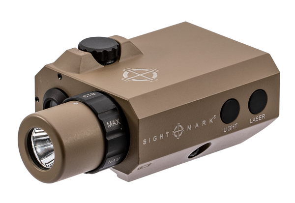 Sightmark LoPro Mini Combo: 300 Lumen Flashlight & Green Laser in Dark Earth