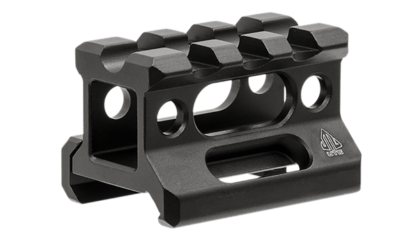 Leapers MTRSX8S Matte Black Aluminum Picatinny Riser Mount