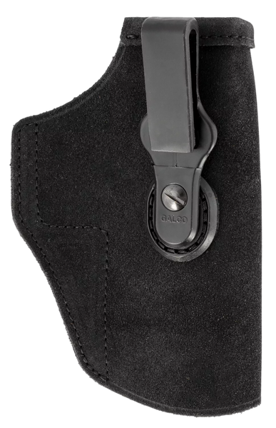 Galco TUC634B Tuck-N-Go 2.0 IWB Holster for Kimber Solo/S&W M&P Bodyguard with CT Laser - Ambidextrous Black Leather UniClip/Stealth Clip