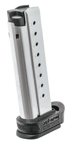 Springfield Armory XD-E 9mm Luger 9-Round Stainless Steel Magazine with Extended Sleeve