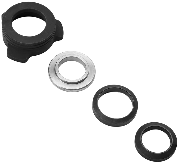 Strike Industries Oppressor Universal 3-Lug QD Base Set for Threaded Barrels - Black/Silver
