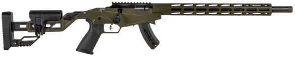 Ruger 8409 Precision Rimfire .22 LR Rifle with OD Green Cerakote Finish and Adjustable Stock