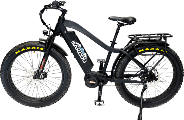 Bakcou Mule Jager E-Bike: Matte Black 18" Frame, Rohloff E-14 Hub, Bafang M620 Motor, 35+ mph