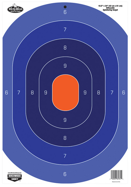 Birchwood Casey Dirty Bird Silhouette Tagboard Target 16.5" x 24" - 3 Pack
