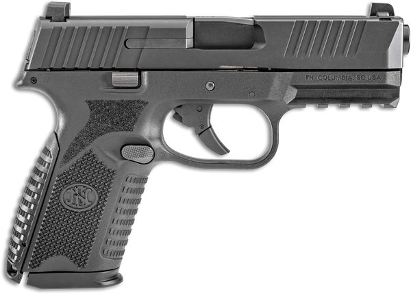 FN 66100464 509 Midsize 9mm Luger Pistol, 4" Barrel, 10+1 Capacity, Matte Black Finish, No Manual Safety
