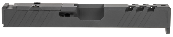 TacFire 9mm Luger Graphite Black Cerakote Slide for Glock 19 Gen3 with Optics Cut & Ports