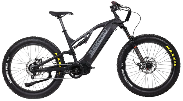 Bakcou Scout Jager E-Bike: Matte Black 19" Frame, Rohloff E-14 Hub, Bafang Ultra Motor