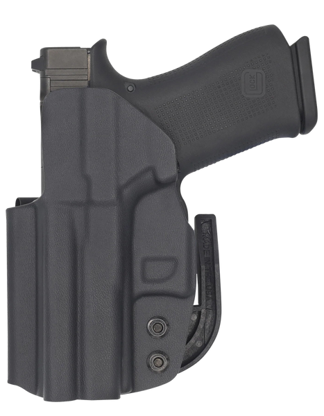 C&G Holsters Covert IWB Black Kydex Belt Clip for Glock 43/43X