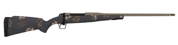 Twisted Rogue Mini 300 Win Rifle with Smoked Bronze Finish and Sonora Ambush Camo Stock